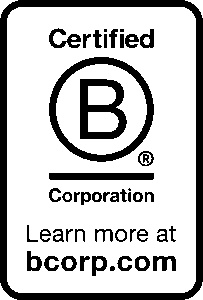 Certified B Corporation logo.
