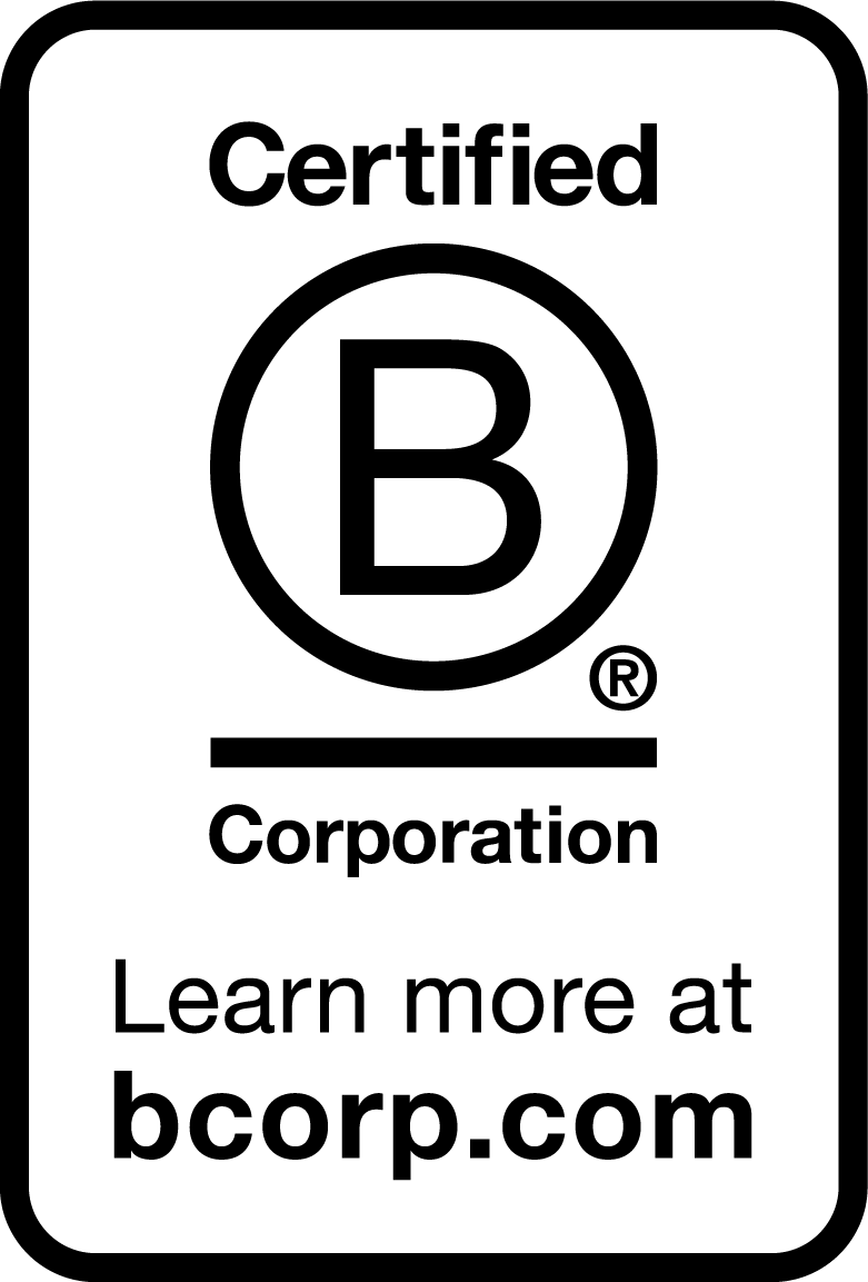 Certified B Corporation logo.