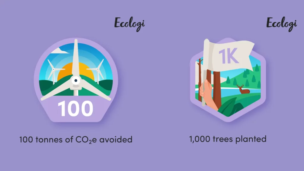 Ecologi badges