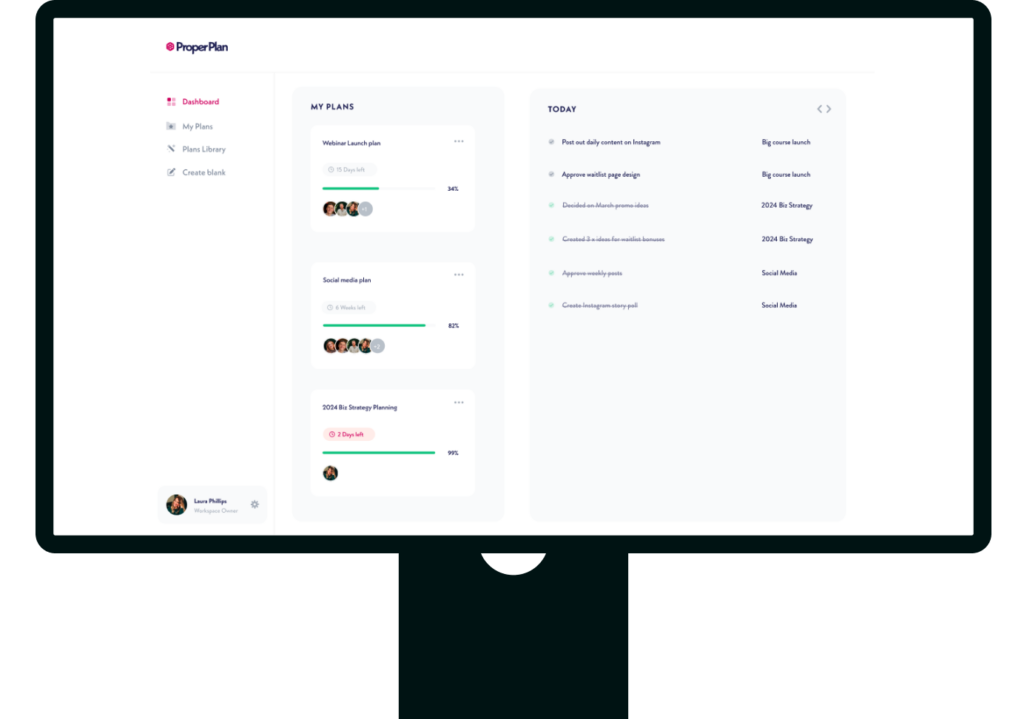 ProperPlan Desktop Image