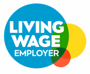 Living Wage Employer logo.