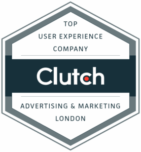 Top Clutch User Experience Company Advertising Marketing London.