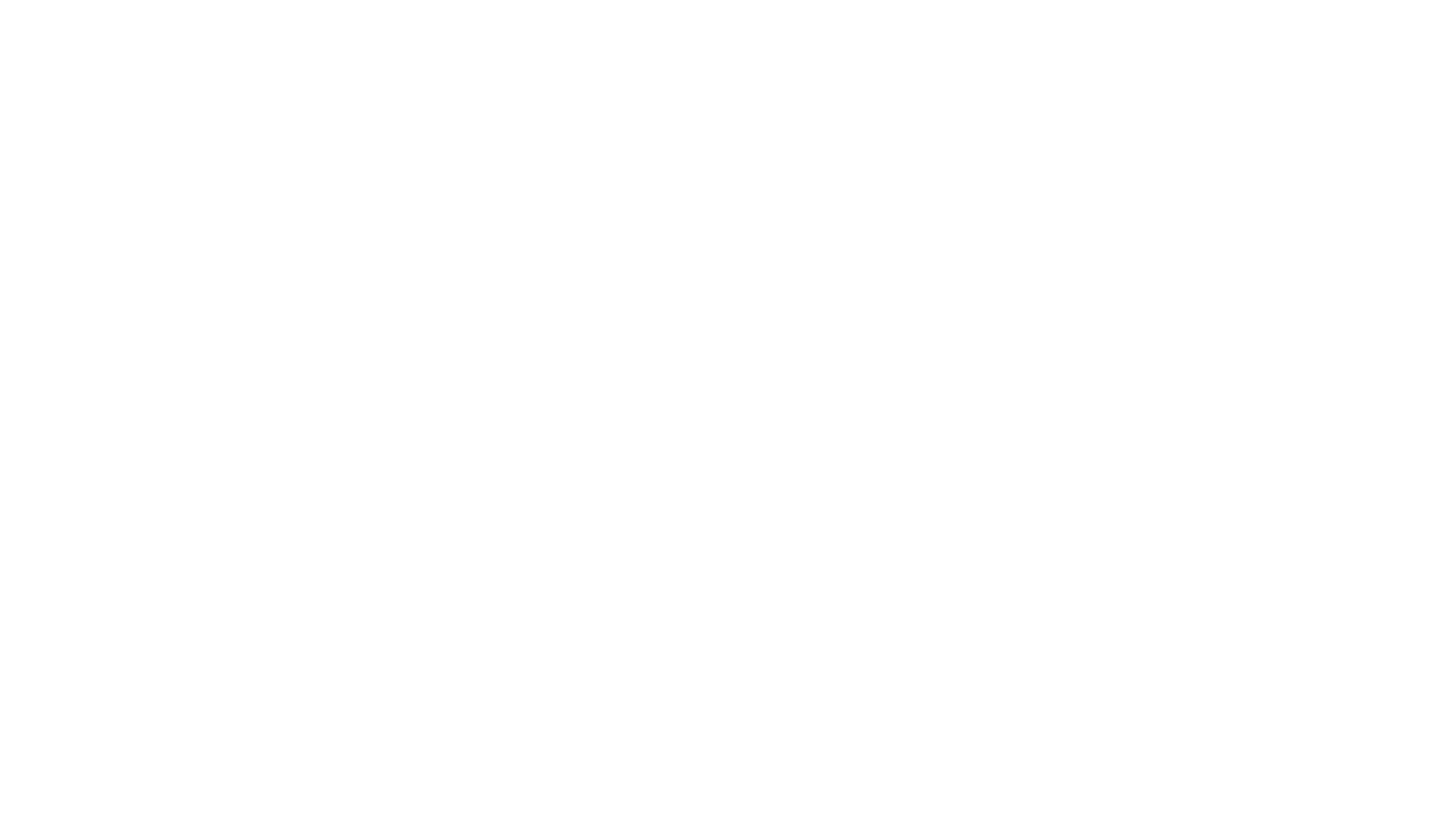 Proper Plan logo white.
